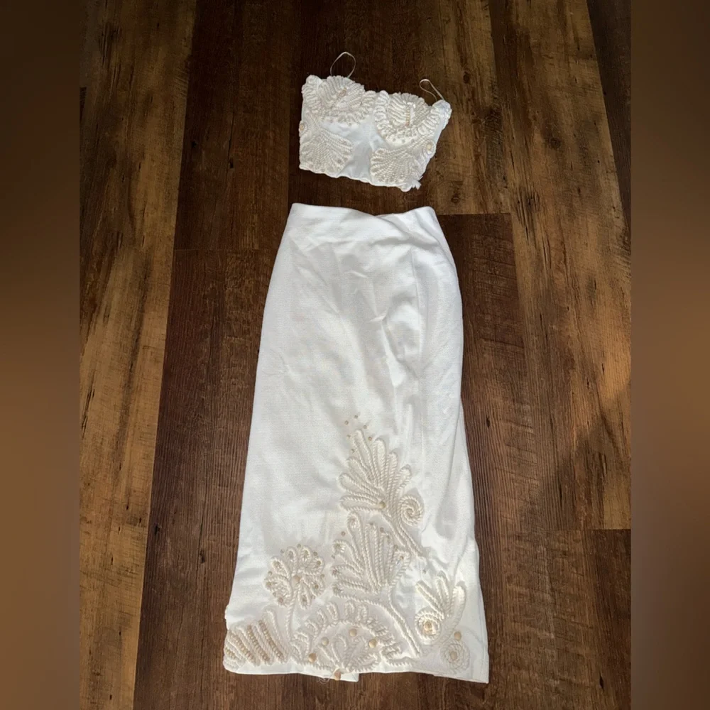 Pat Bo Dune Skirt Top Set 0 - Picture 2 of 11